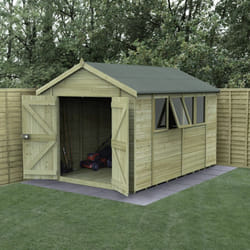 Timberdale 12x8  Apex Shed - Double Door