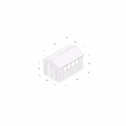 Timberdale 12x8  Apex Shed - Double Door