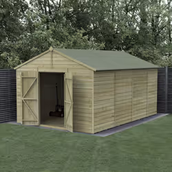 Beckwood 10x15 Apex Shed - No Windows - Double Door