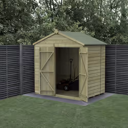 Beckwood 7x5 Apex Shed - No Windows - Double Door