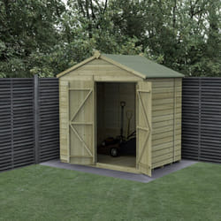 Beckwood 7x5 Apex Shed - No Windows - Double Door
