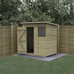 Beckwood 6x4 Pent Shed - 1 Window -