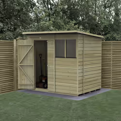 Beckwood 7x5 Pent Shed - 2 Windows -