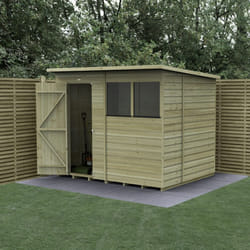 Beckwood 8x6 Pent Shed - 2 Windows -