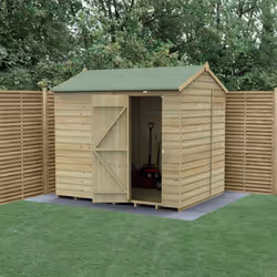 Beckwood 8x6 Reverse Apex Shed - No Windows