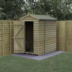 4LIFE Apex Shed 4x6 - Single Door - No Windows