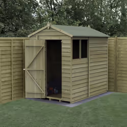4LIFE Apex Shed 5x7 - Single Door - 2 Window