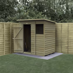 4LIFE Pent Shed 6x4 - Single Door - 1 Window