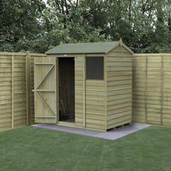 4LIFE Reverse Apex Shed 6x4 - Single Door - 1 Window