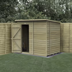 4LIFE Pent Shed 7x5 - Single Door - No Window