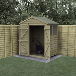 4LIFE Apex Shed 6x4 - Double Door - 2 Windows