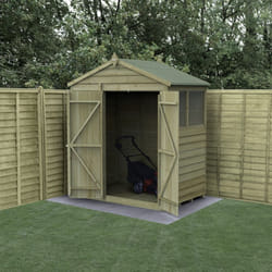 4LIFE Apex Shed 6x4 - Double Door - 2 Windows