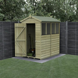 Beckwood 4x6 Apex Shed - 4 Window