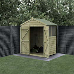 Beckwood 6x4 Apex Shed - 2 Windows