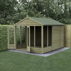 4LIFE Apex Summerhouse 8x10 - Double Door - 6 Window