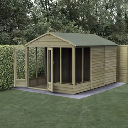 4LIFE Apex Summerhouse 8x12 - Double Door - 6 Window