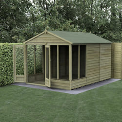 4LIFE Apex Summerhouse 8x12 - Double Door - 6 Window