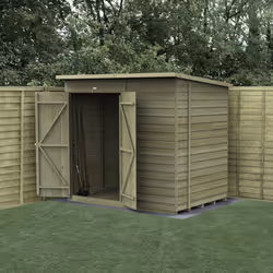 4LIFE Pent Shed 7x5 - No Windows - Double Door