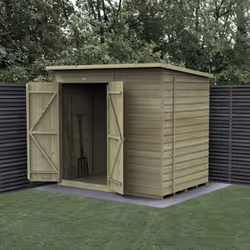 Beckwood 7x5 Pent Shed - No Windows - Double Door