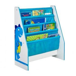 Worlds Apart 470DIE kids' bookcase 4 shelves Blue, White Sling bookcase