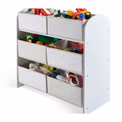 Worlds Apart 471GWH toy storage Toy storage rack Freestanding White