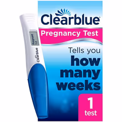 Clearblue Pregnancy Test - Digital with Weeks Indicator, The Only Test That Tells You How Many Weeks, 1 Digital Test