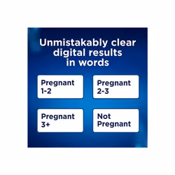Clearblue Pregnancy Test - Digital with Weeks Indicator, The Only Test That Tells You How Many Weeks, 1 Digital Test