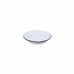 Enamel Deep Round Plate 21cm