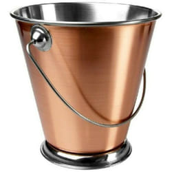 7cm Copper Serving Bucket Restaurant Bar Presentation Bucket Table Centrepiece