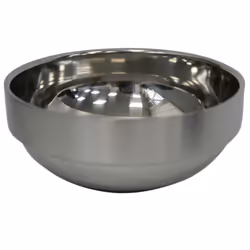 Stainless Steel Double Walled Bowl Soup Bowl Rice Bowl Salad or Ice Cream Bowl - 16cm