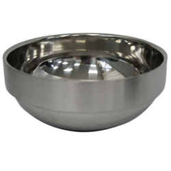Stainless Steel Double Walled Bowl Soup Bowl Rice Bowl Salad or Ice Cream Bowl - 16cm