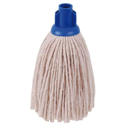 2WORK 2W04297 Socket Mop, PY Smooth, 12 oz, Blue (Pack of 10)