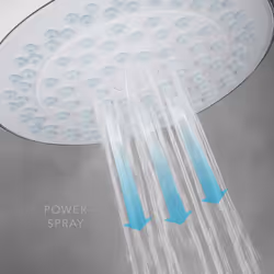 Showers Logic Showerhead Handheld 4 Spray Showerhead Chrome 2.1605.176