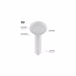 Showers 2.1605.177 Logic 4 Spray Shower Head, White