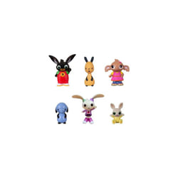 Bing Toy 6 Figure Gift set, Kids Toys & Preschool toys to develop Imaginative Play, includes 6 Characters, Flop, Sula, Amma, Coco, Charlie