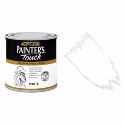 Rust-Oleum Painters Touch White Gloss Paint 250ml Toy Safe