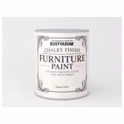 Rust-Oleum Chalk Furniture Paint Antique White 750ml