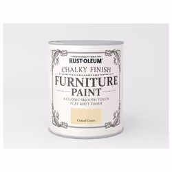 Rust-Oleum Chalk Furniture Paint Clotted Cream 750ml