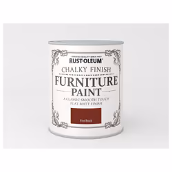 Rust-Oleum Chalk Furniture Paint Fire Brick 750ml