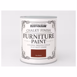 Rust-Oleum Chalk Furniture Paint Fire Brick 125ml