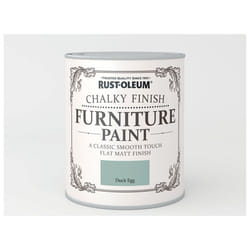 Rust-Oleum Chalk Furniture Paint Duck Egg 125ml
