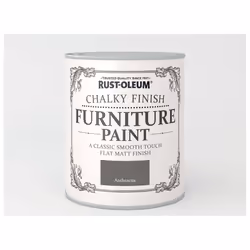Rust-Oleum Chalk Furniture Paint Anthracite 125ml