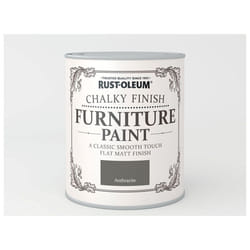 Rust-Oleum Chalk Furniture Paint Anthracite 125ml