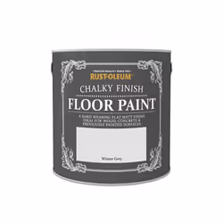 Rust-Oleum Chalky Floor Paint Winter Grey 2.5L