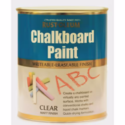 Rust-Oleum Clear Matt Chalkboard Paint 750ml