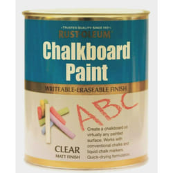 Rust-Oleum Clear Matt Chalkboard Paint 750ml