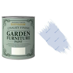 Rust-Oleum Chalky Finish Garden Furniture Paint Powder Blue 750ml