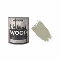 Rust-Oleum Muted Sage Weathered Wood Paint Matt 750ml