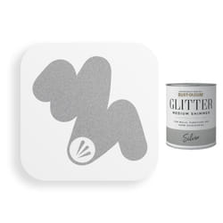Rust-Oleum Glitter Medium Shimmer Silver 750ml