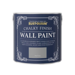 Rust-Oleum Chalky Wall Paint Pitch Grey Matt 2.5L